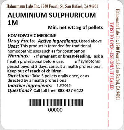 Aluminium Sulphuricum 1m 5g (Aluminium Sulphuricum 1m 5g)